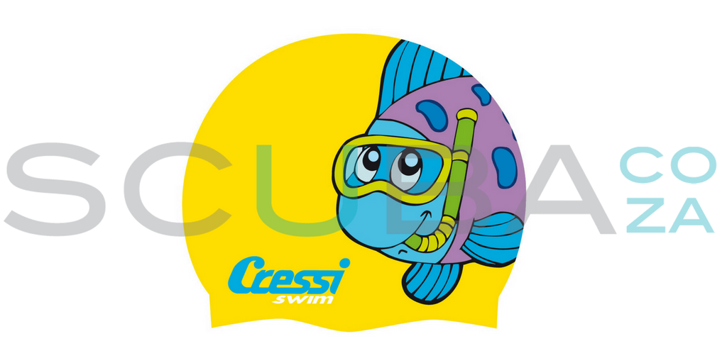 Swimming Goggles - Cressi Junior Fantasy Silicone Swim Cap *Clearance Special*