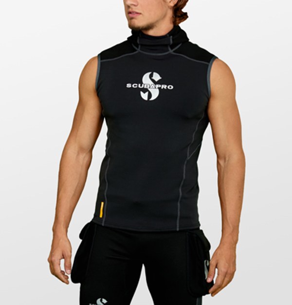 SCUBAPRO HYBRID SLEEVELESS HOODED VEST - SCUBAPRO suits