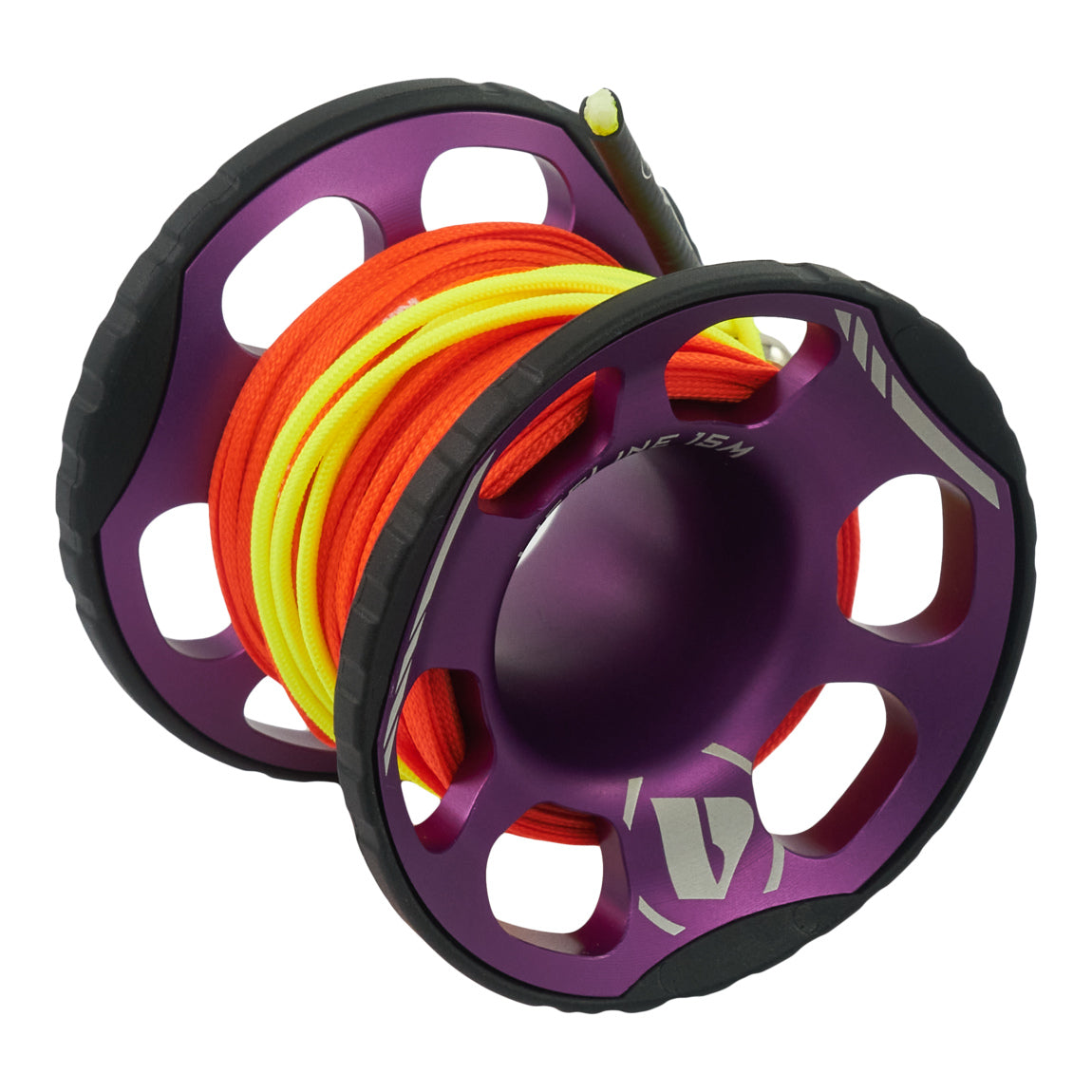 Apeks Lifeline Spool Purple 15m main view at SCUBA.co.za