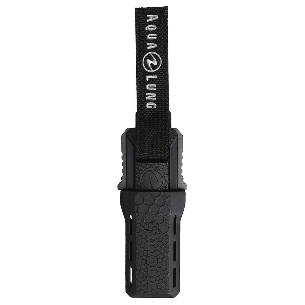 Aqualung Squeeze Lock Dive Knife Micro Blunt Tip 10cm main view at SCUBA.co.za