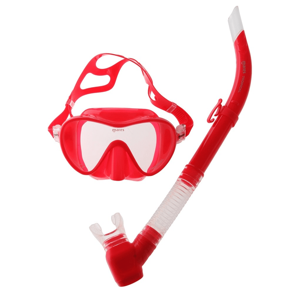 Mares Combo Mask & Snorkel Tropical - 411766 Tropical Snorkel Set Pink