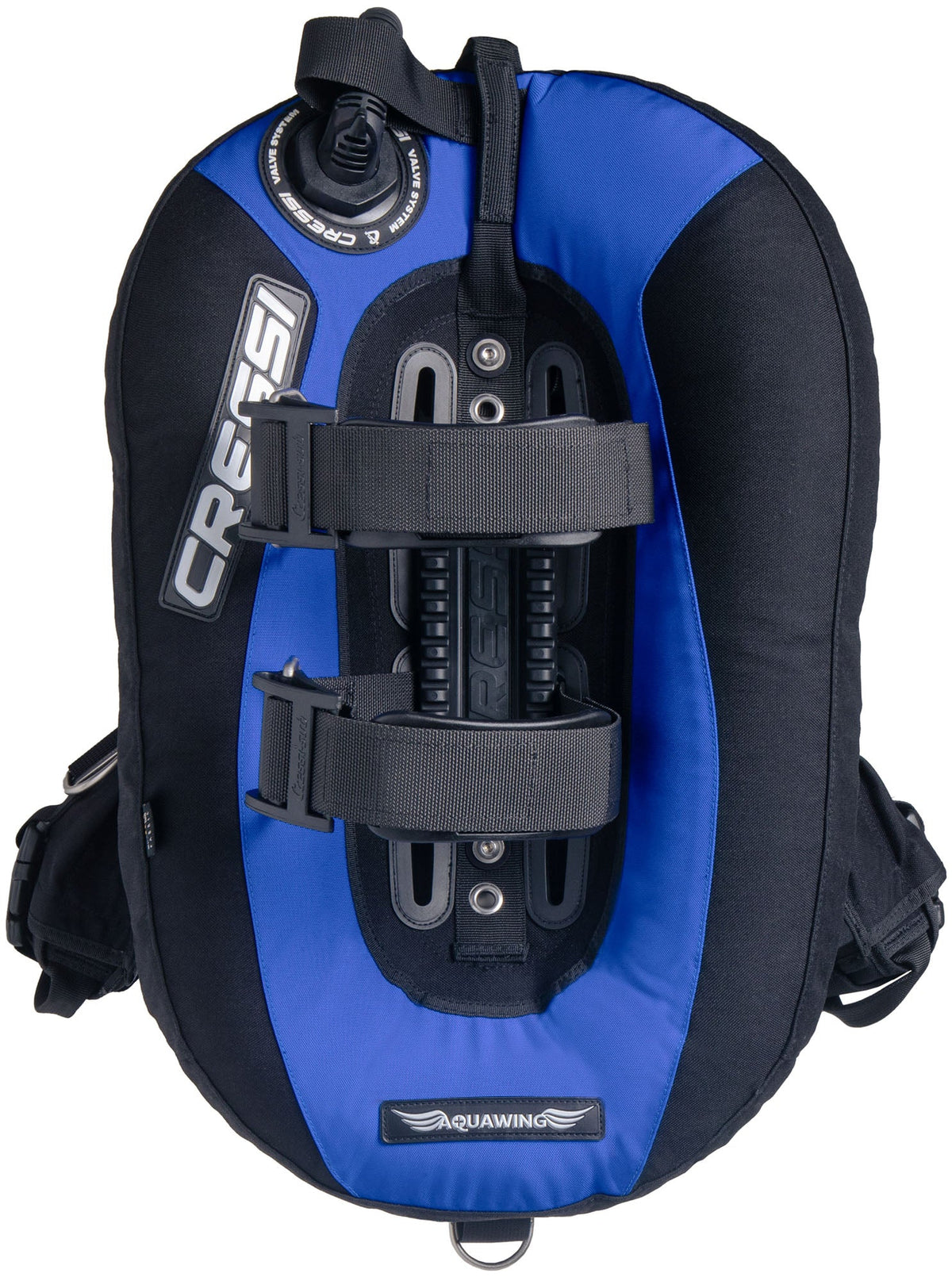Cressi Aquawing Plus BCD - Black/Blue - rear view