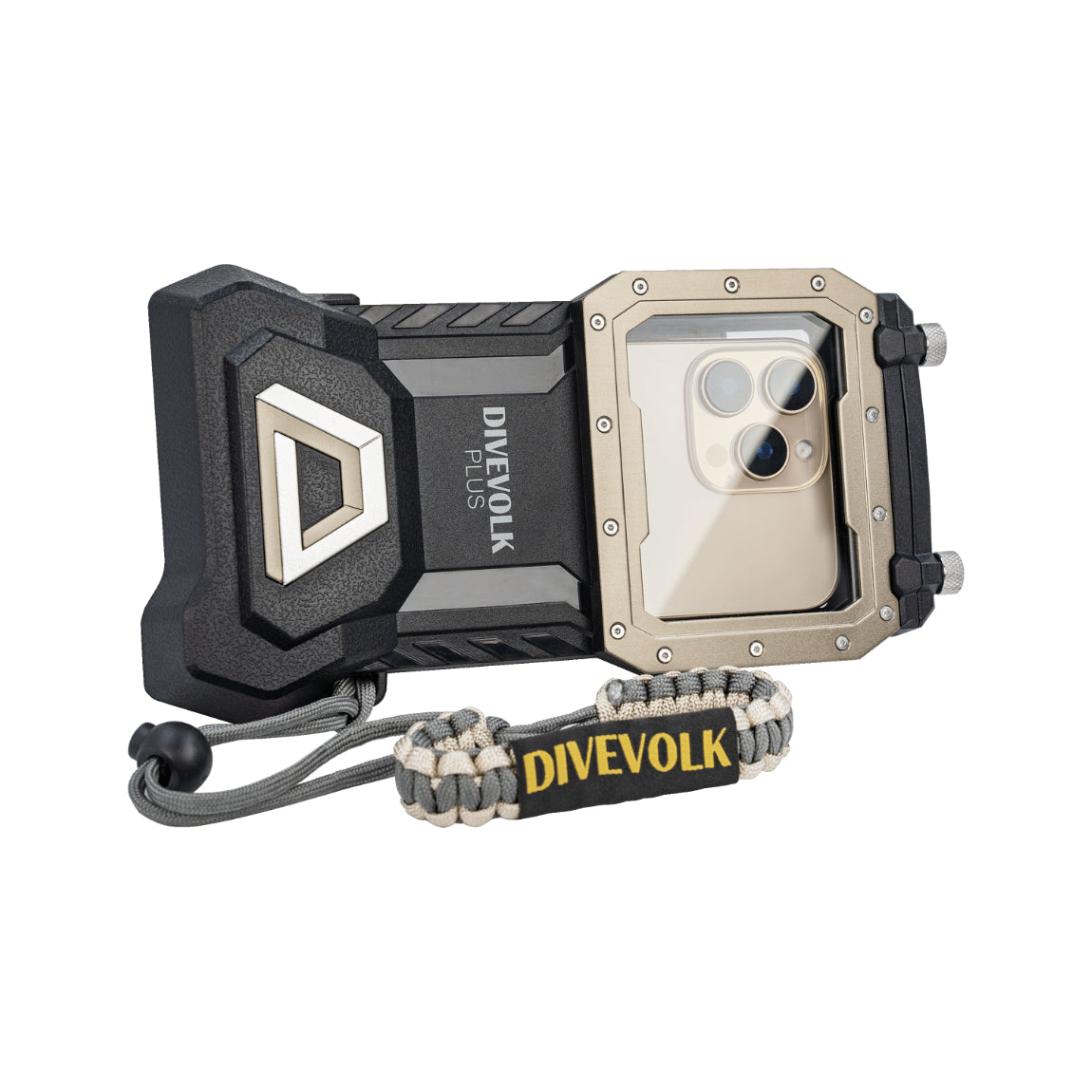 Divevolk SeaTouch 4 MAX PLUS Underwater Housing – Black main view at SCUBA.co.za