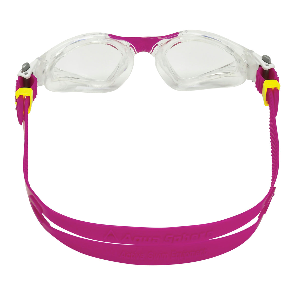Aquasphere Kayenne Compact – Clear Lens – Transparent/Raspberry Swim Goggles product image