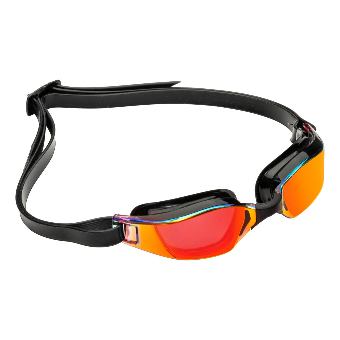 Aquasphere Xceed – Red Titanium Mirrored Lens – Black Swim Racing Goggles product image