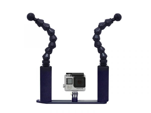 BigBlue GoPro® Tray and Twin Flexi Arm Assembly at SCUBA.co.za