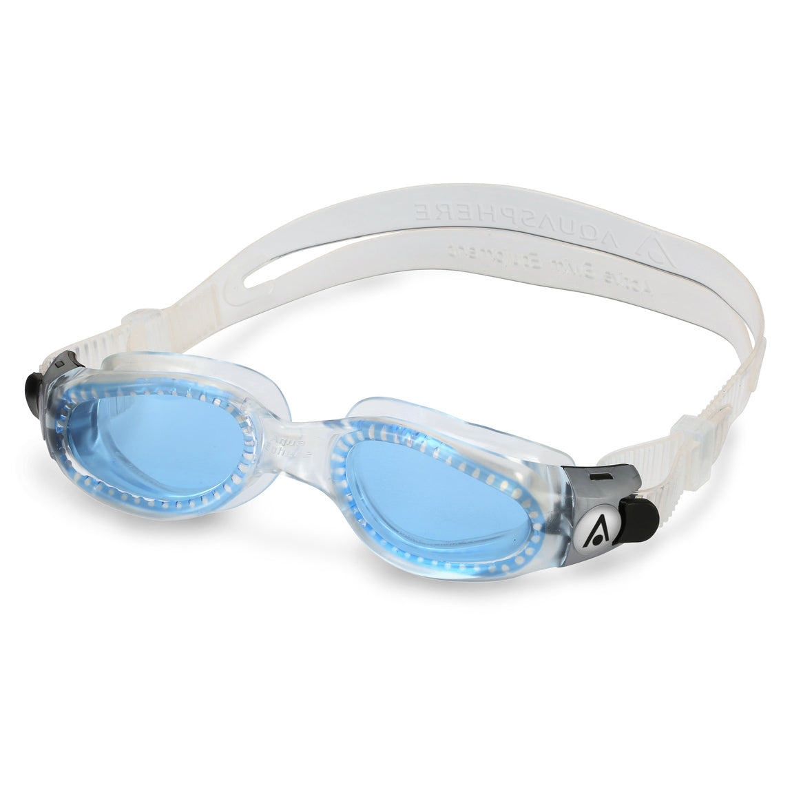 Aquasphere Kaiman Compact – Blue Tinted Lens – Transparent/Transparent Swim Goggles product image