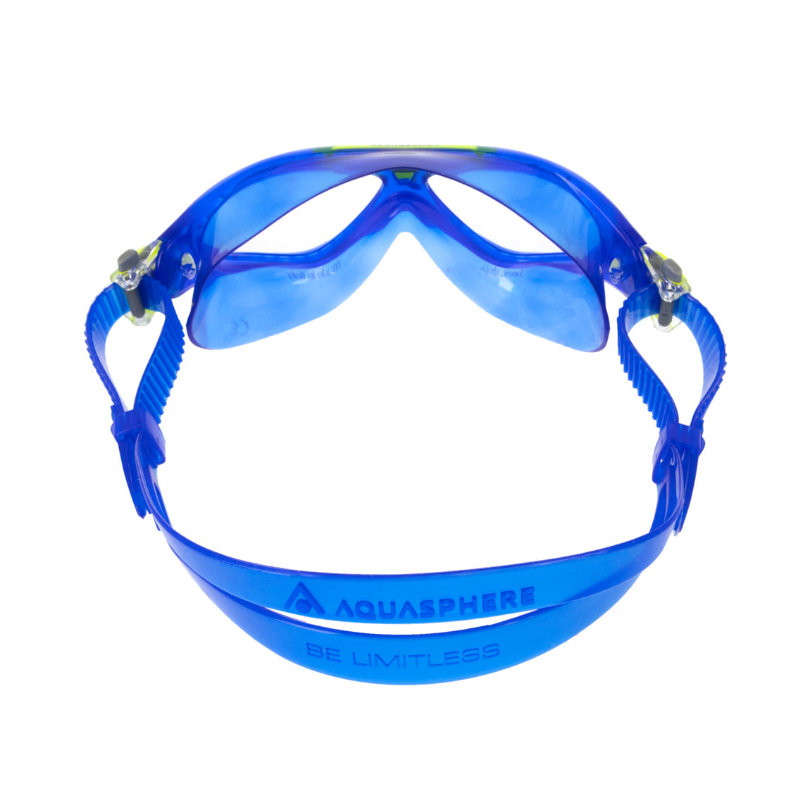 Aquasphere Vista Junior – Clear Lens – Blue/Yellow Swim Mask product image