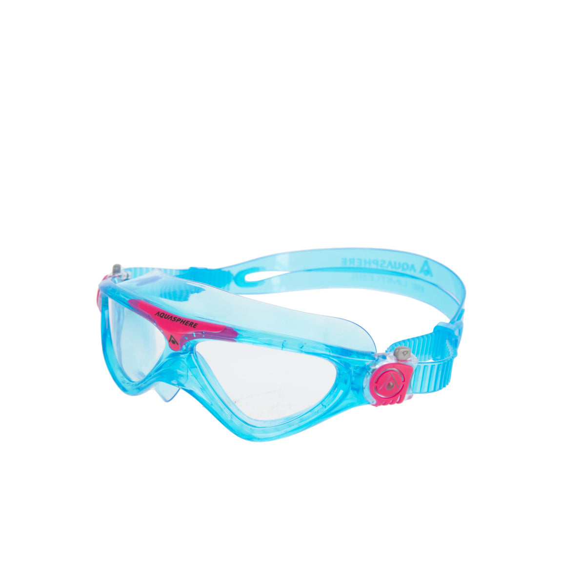 Aquasphere Vista Junior – Clear Lens – Turquoise/Pink Swim Mask product image