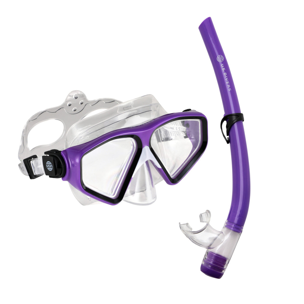 Snorkeling Combos U.S. Divers Tiki – Adult Snorkeling Combo – Purple supporting image 3