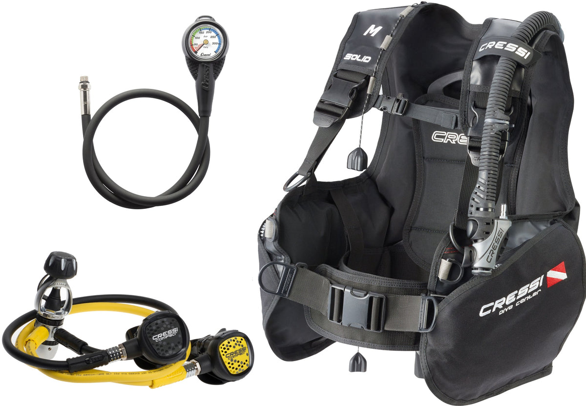 Cressi Solid Scuba Set DIN – SCUBA.co.za