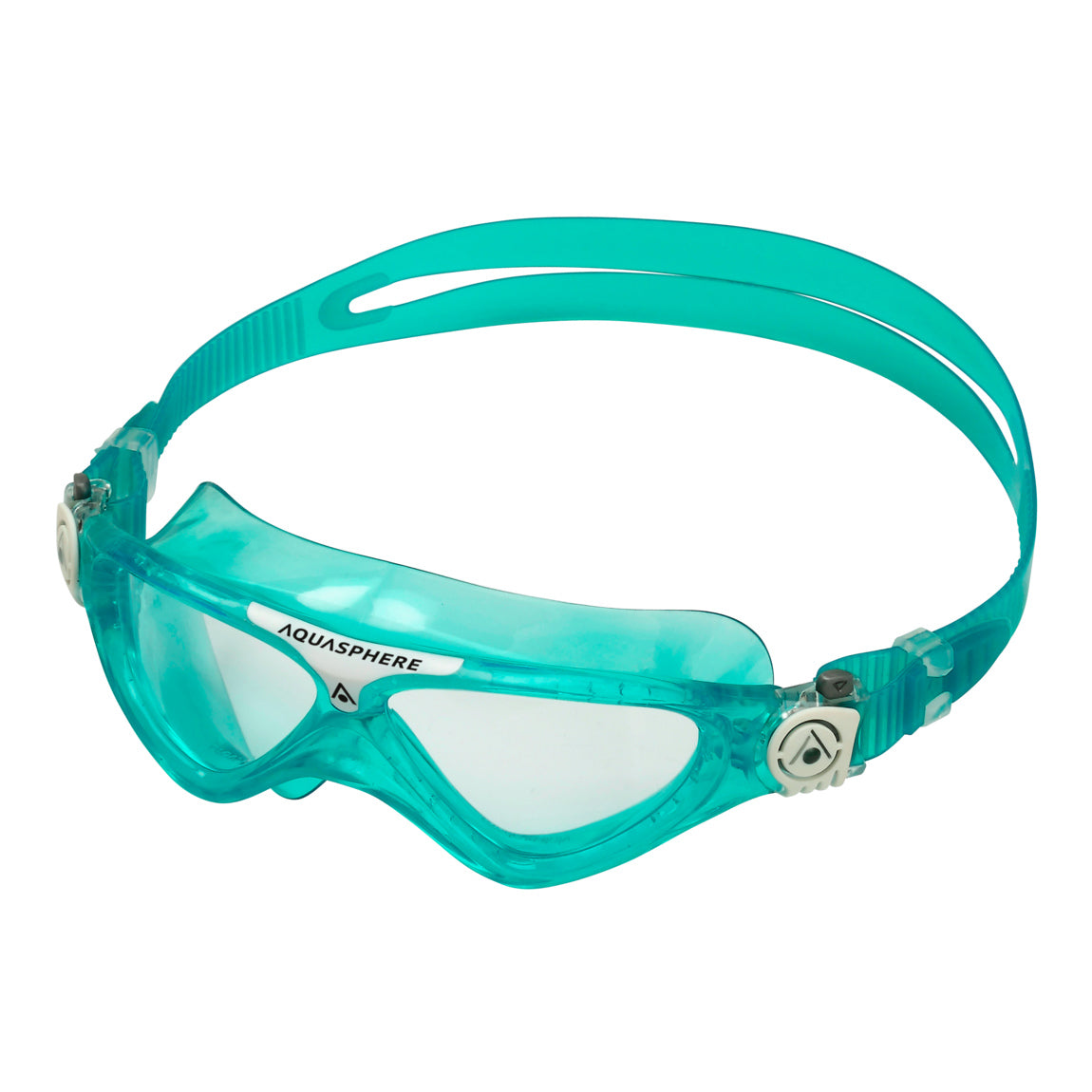 Aquasphere Vista Junior – Clear Lens – Green/White Swim Mask product image