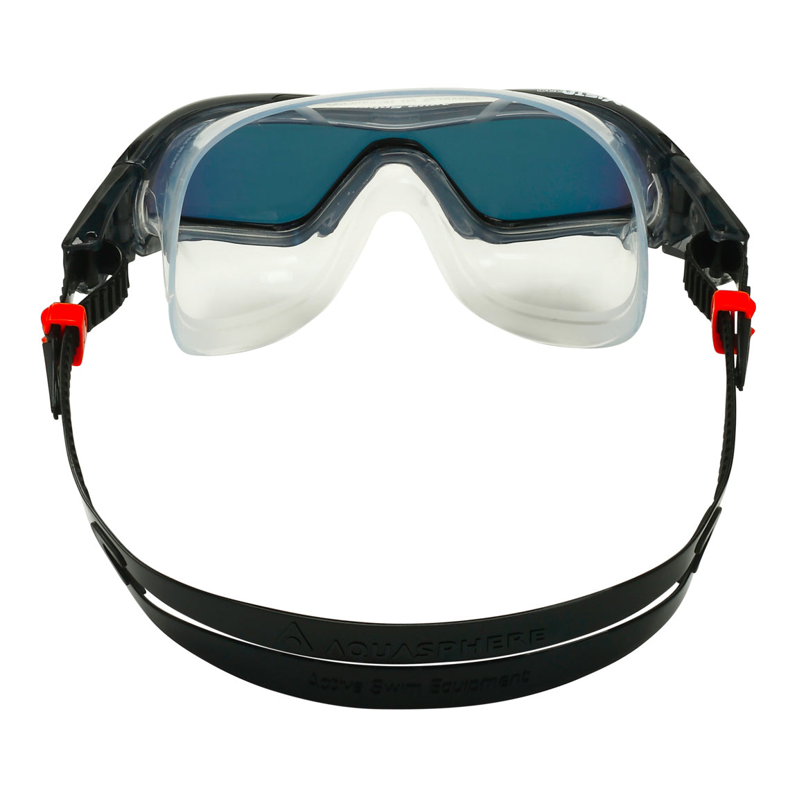 Aquasphere Vista Pro – Orange Titanium Mirrored Lens – Grey/Black Swim Mask product image