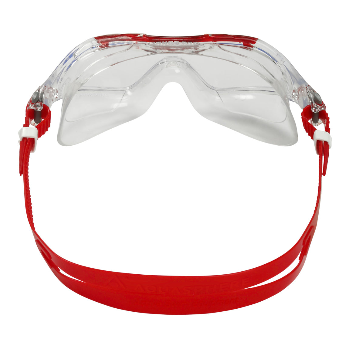 Aquasphere Vista XP – Clear Lens – Transparent/Red Swim Mask product image