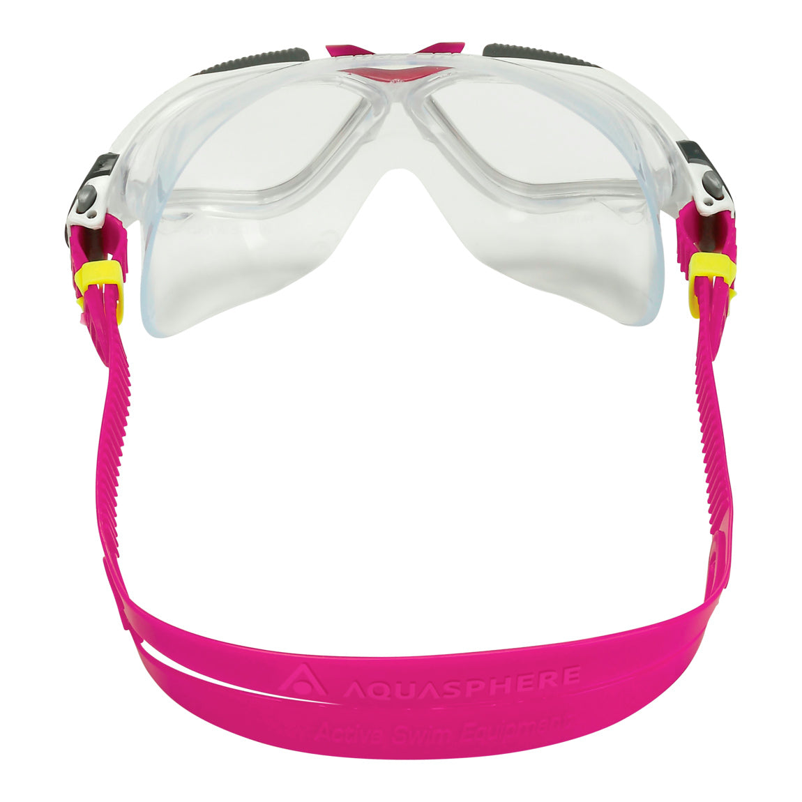 Aquasphere Vista – Clear Lens – White/Raspberry Swim Mask product image