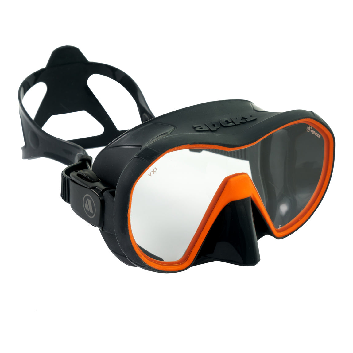 Apeks VX1 – Clear Lens – Grey/Orange Dive Mask product image