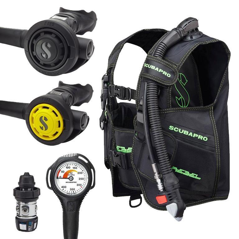 Hard Gear Sets - SCUBAPRO Rebel Kids R-Series Set