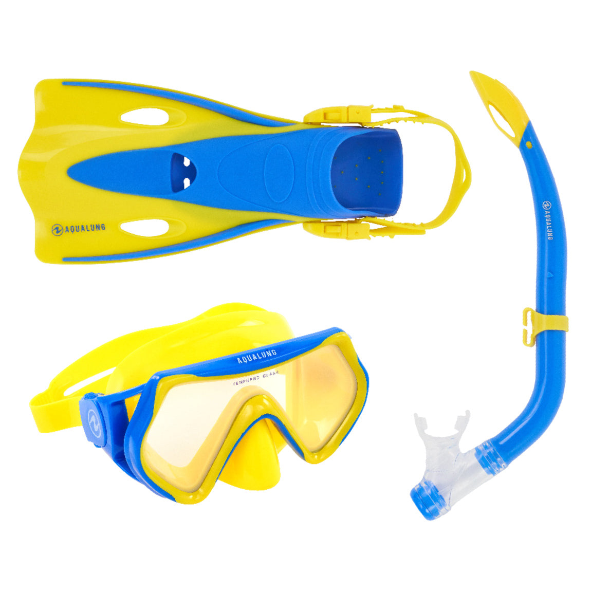 Aqualung Hero – Junior Snorkeling Set – Yellow Blue product image