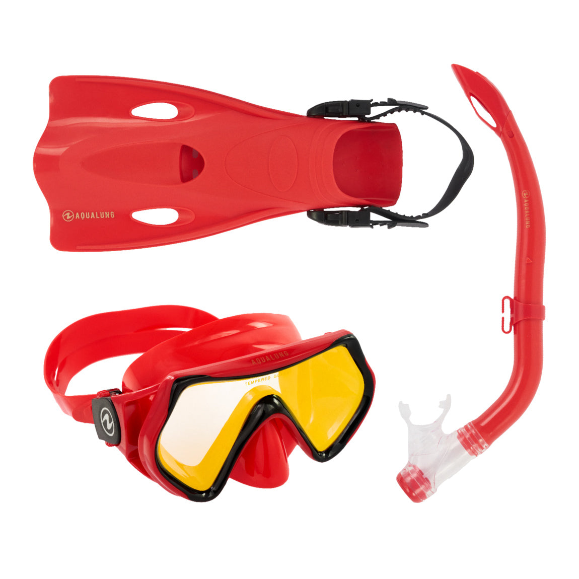 Aqualung Hero – Junior Snorkeling Set – Red Gold product image