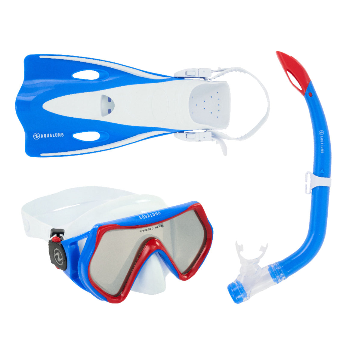Aqualung Hero – Junior Snorkeling Set – White Blue product image