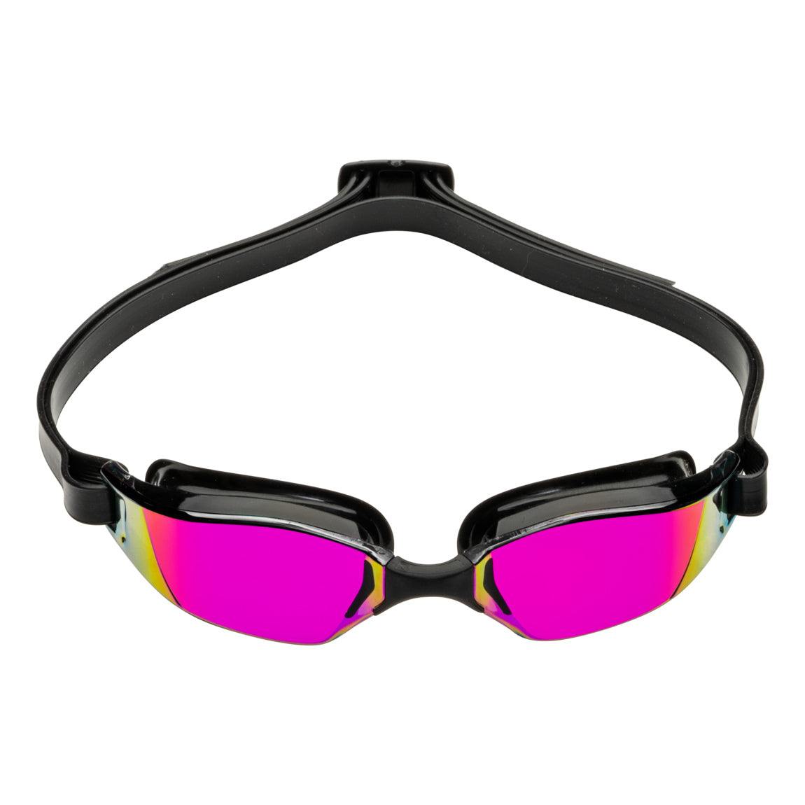 Aquasphere Xceed – Pink Titanium Mirrored Lens – Black/Black Racing Swim Goggles product image