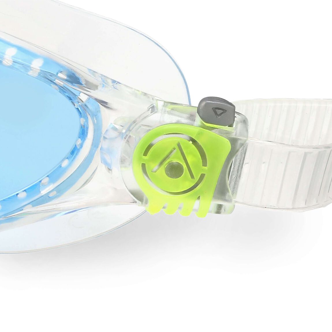 Aquasphere Vista Junior – Blue Tinted Lens – Transparent/Green Swim Mask product image