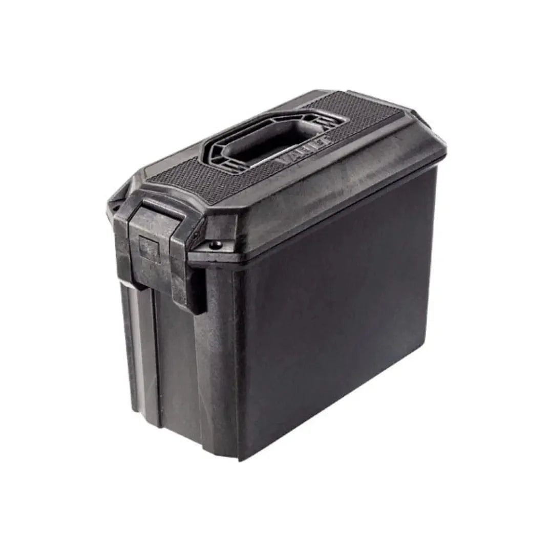 Pelican V250 Vault case in black, closed exterior view