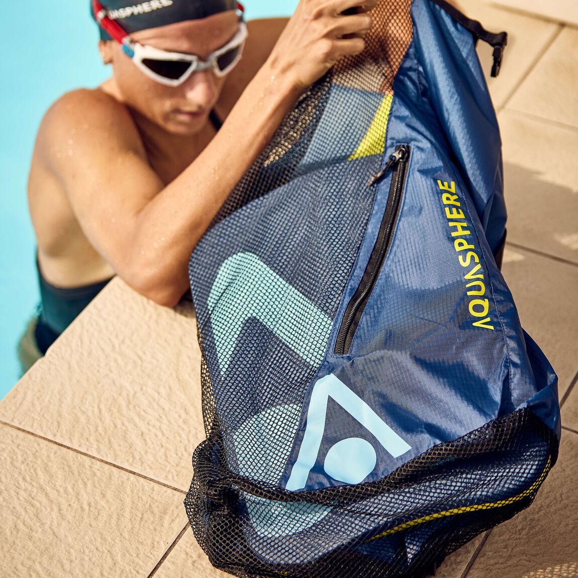 Accessories Aquasphere Swim Gear Mesh Backpack 30L product image